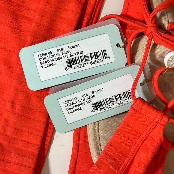 Luli Fama Corazon de Seda XL Reversible Bustier & Bottom XL $190 - Picture 15 of 15